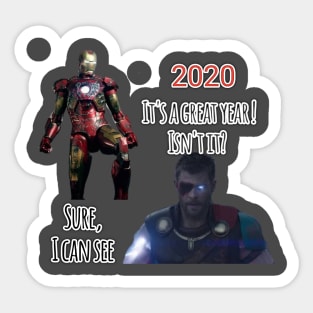 2020, great year Sticker